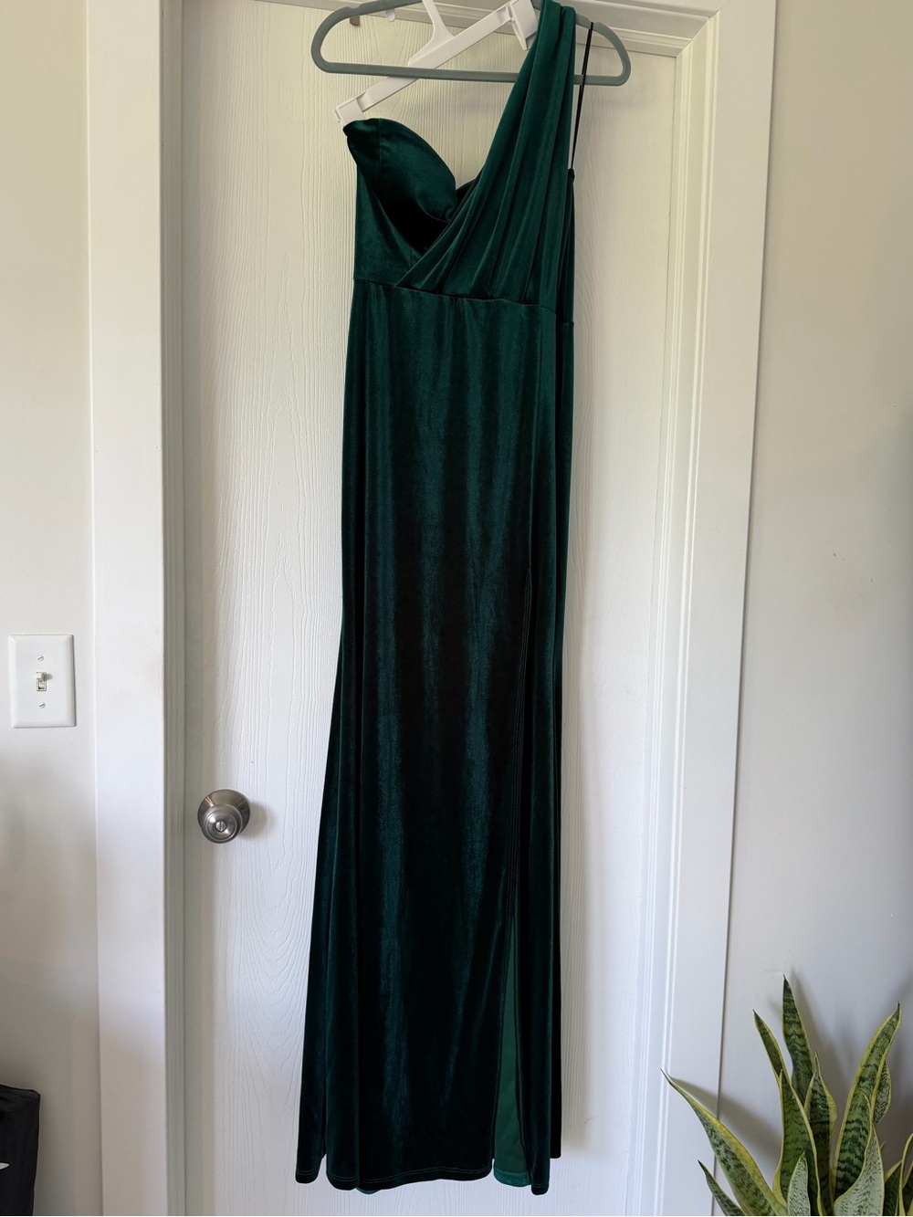 Windsor Velvet Green Maxi Dress